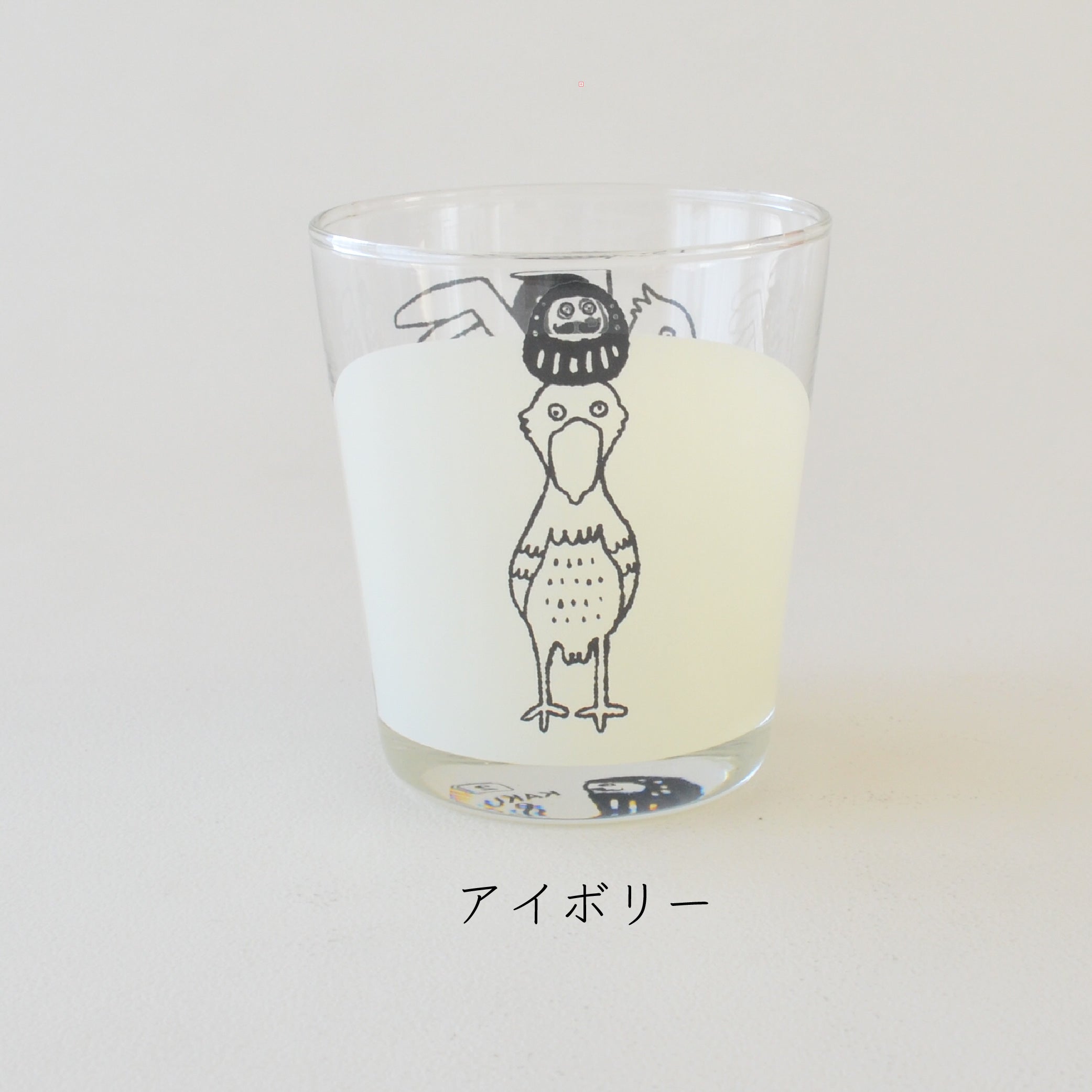 だるまとハシビロコウグラス おしゃれ かわいい 300ml POP 人気 プレゼント ギフト 日本製 コップ カップ 子供用 カクニ