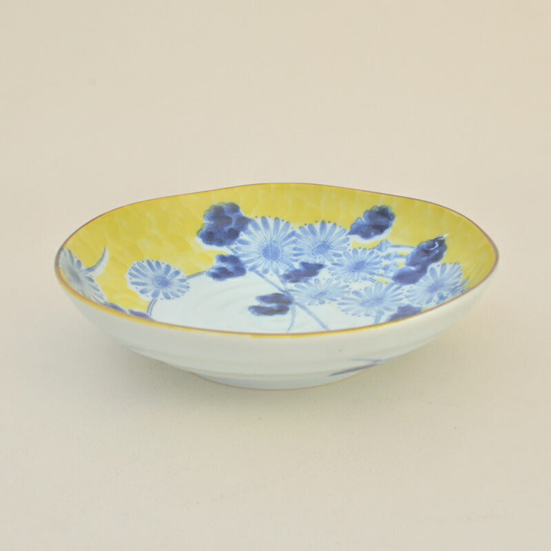 福袋-竹- 黄地草花8点セット 食器セット 和食器 お皿 磁器 美濃焼 浅鉢 中皿 どんぶり パスタ皿 おしゃれ 可愛い 上品 高級感 食卓 家族 キッチン用品 新生活 ギフト プレゼント 贈り物