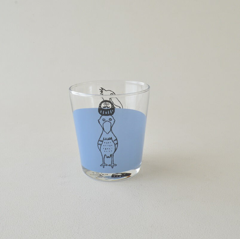 だるまとハシビロコウグラス おしゃれ かわいい 300ml POP 人気 プレゼント ギフト 日本製 コップ カップ 子供用 カクニ