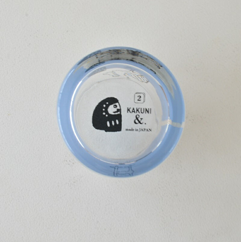 だるまとハシビロコウグラス おしゃれ かわいい 300ml POP 人気 プレゼント ギフト 日本製 コップ カップ 子供用 カクニ