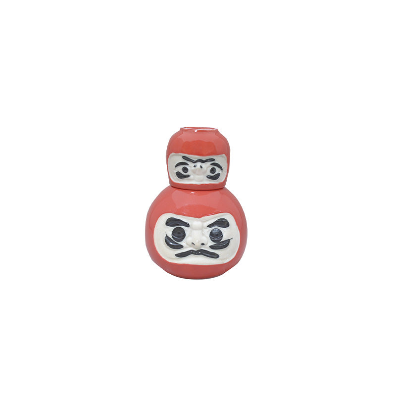 風水だるま酒器セット 徳利1個 盃2個 食器 おしゃれ かわいい かっこいい シンプル 子供 大人 陶器 北欧 和食器 風 美濃焼 ギフト プレゼント