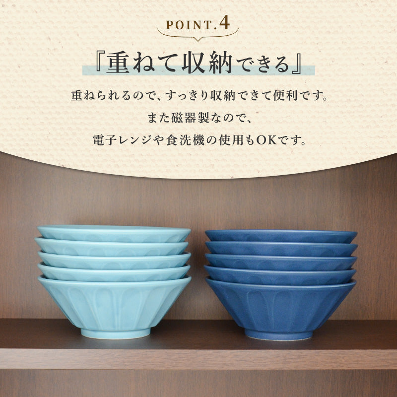送料無料 ラーメンどんぶり おしゃれ 北欧 ラーメン鉢 かわいい ターコイズブルー ネイビー どんぶり2個セット ラーメン丼 おしゃれ 食器 麺鉢 丼 かっこいい アジアンテイスト 日本製 美濃焼 陶磁器 レンジ対応 食洗機対応