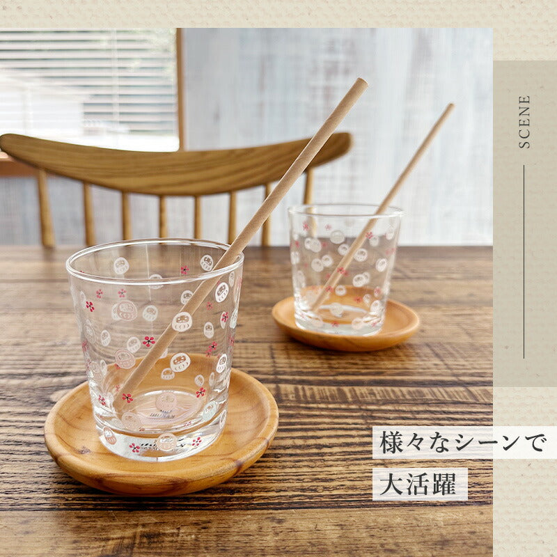 冷感グラス だるま おしゃれ コップ 冷感 色が変わる だるま 達磨 コロコロだるま かわいい かっこいい 誕生日 お祝い300ml プレゼント ギフト 日本製 冷感グラス おもしろい雑貨 カクニ