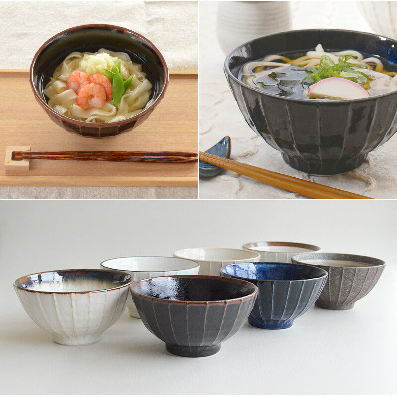 縞一珍丼 8個セット ラーメンどんぶり 茶碗 おしゃれ シンプル うどん 国産 日本製 食器 お茶碗 ご飯茶碗 飯碗 丼もの 小丼 ストライプ ちゃわん 子供 小さめ 模様 ラーメン鉢 かわいい 食洗機使用可 電子レンジ使用可