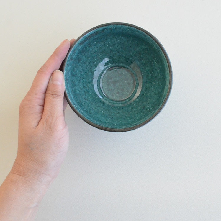 窯変塗分け 平型抹茶碗 370ml 和食器 抹茶碗 抹茶 茶器 茶道具 器 うつわ 陶器 おしゃれ 茶道 お茶会 ギフト 贈り物 プレゼント 美濃焼 kakuni 緑 ピンク トルコ グレー 黒 窯変 かっこいい