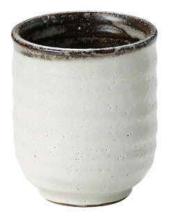 塗分け粉引 湯呑 美濃焼/和食器/洋食器/雑貨/ゆのみ/フリーカップ/お茶/緑茶/日本製 食器 おしゃれ かわいい かっこいい シンプル 陶器 北欧 和食器 風