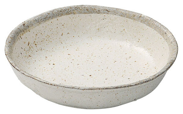 白唐津 丸煮物鉢 鉢 おしゃれ シンプル 白い 水玉 かわいい 陶器 鉢 粉引 国産 日本製 美濃焼 食器 食洗機対応 電子レンジ使用可 カフェ風 プレゼント ギフト 新生活 引っ越し祝い カクニ KAKUNI