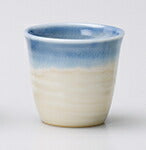 窯変(青)長盃 杯 盃 おちょこ ナチュラル ぐいのみ 美濃焼 冷酒・熱燗 お酒 青 日本酒 食洗機可 電子レンジ可 シンプル ギフト 贈り物 退職祝い お正月 還暦 プレゼント