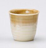 窯変(茶)長盃【杯 盃 おちょこ おちょこ ナチュラル ぐいのみ 美濃焼 冷酒・熱燗 お酒 青 日本酒 食洗機可 電子レンジ可 シンプル ギフト 贈り物 退職祝い お正月 還暦