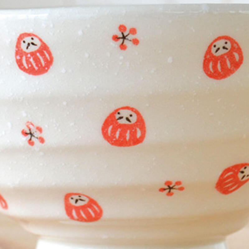 だるまご飯茶碗 夫婦茶碗 飯碗 ご飯茶碗 ご飯 かわいい おしゃれ 子供 小さめ だるま 和風 陶器 日本製 美濃焼 食器 電子レンジ対応 食洗機対応 かわいい モダン 軽い シンプル おもしろい 和洋折衷 だるま飯碗 カクニ KAKUNI