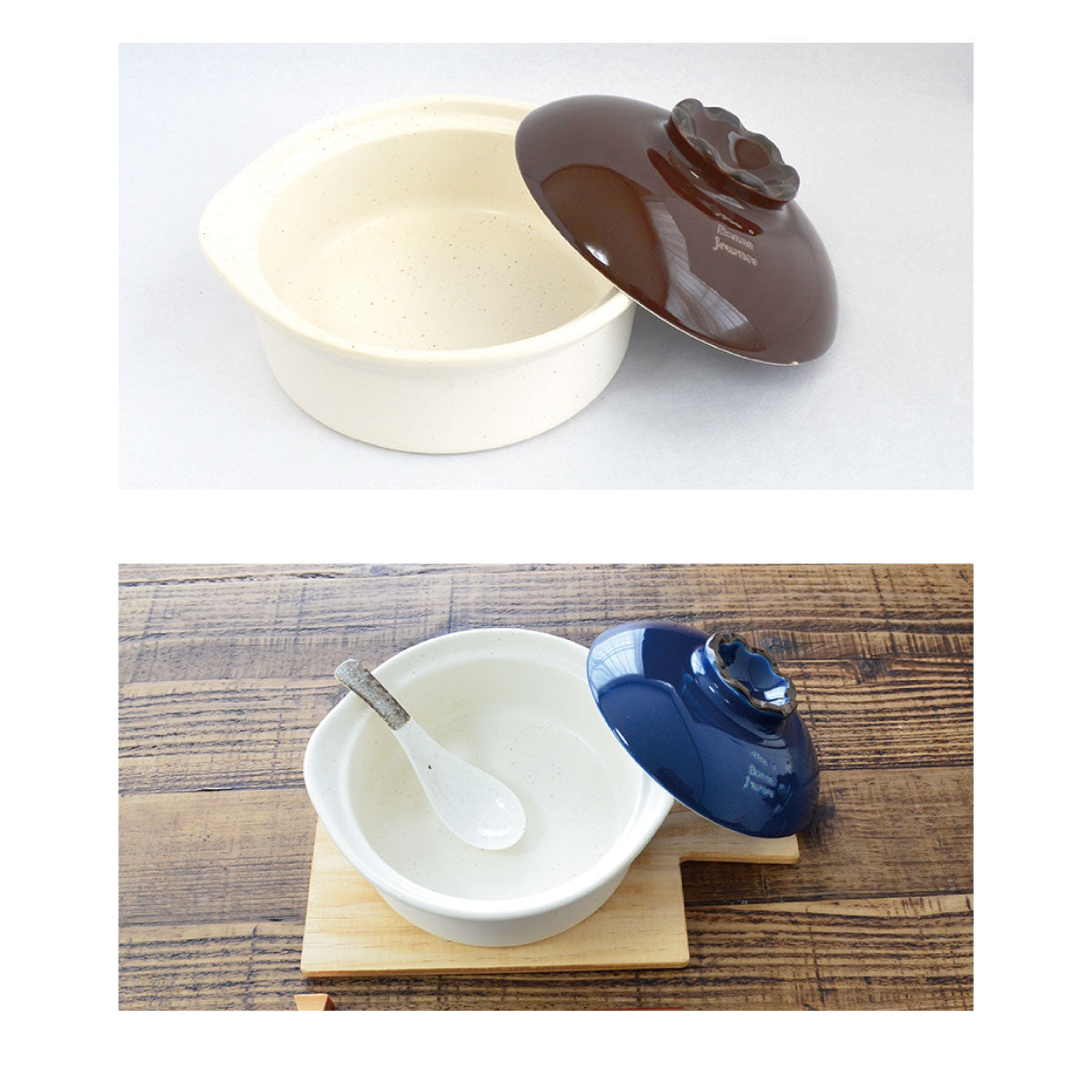 送料無料 土鍋6号 土鍋 6号 シンプル ギフト 日本製 陶器 食器 和風 ナチュラル ブランシェ クローバー ピンク イエロー 1人用2人用 カクニ 日本製 美濃焼