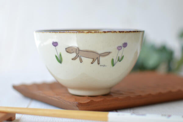 メグモグ飯碗 飯碗 かわいい 子供用 プレゼント 誕生日 子供の日 猫 犬 うさぎ アニマル 日本製 美濃焼 食器 食洗機使用可 電子レンジ使用可 ギフト カクニ KAKUNI