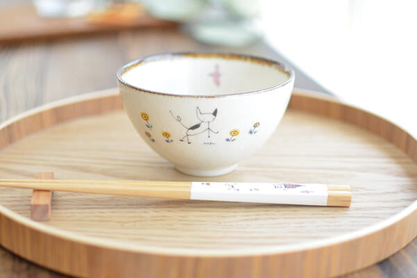 メグモグ飯碗 飯碗 かわいい 子供用 プレゼント 誕生日 子供の日 猫 犬 うさぎ アニマル 日本製 美濃焼 食器 食洗機使用可 電子レンジ使用可 ギフト カクニ KAKUNI