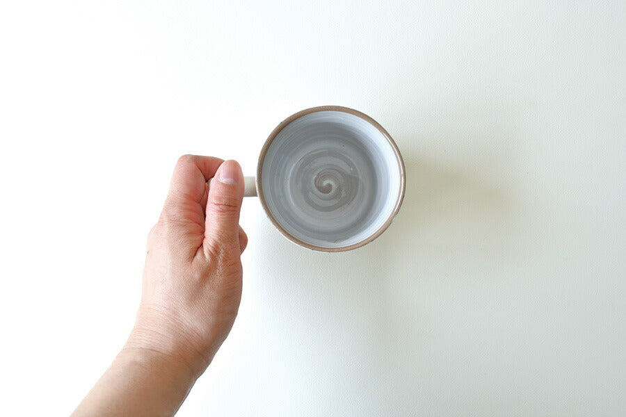 二色十草マグ【マグカップ おしゃれ 陶器 かわいい シンプル かっこいい 和風 コーヒーカップ 日本製 美濃焼 カクニ KAKUNI】