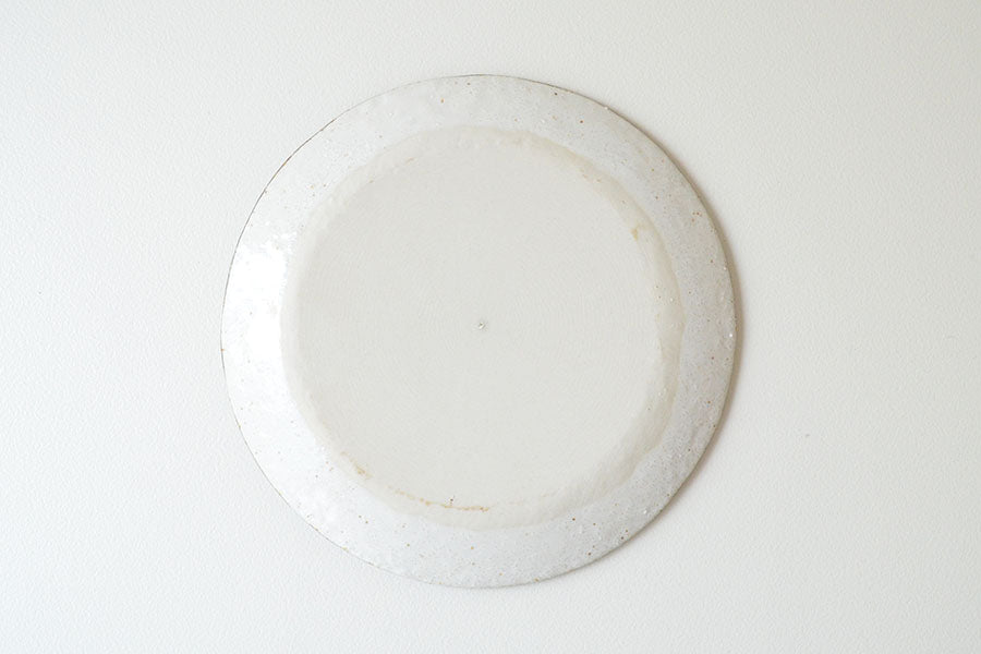白唐津 丸取皿【皿 シンプル かわいい日本製 美濃焼 食器 白い 模様 食洗機対応 レンジOK カフェ風 プレゼント ギフト カクニ KAKUNI】父の日 ギフト