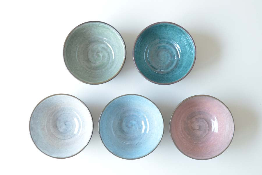 窯変塗分け飯碗 お茶碗 飯碗 おしゃれ ナチュラル 土物 渋い マット 北欧 日本製 美濃焼 食器 カフェ シンプル ギフト 箱入り カクニ KAKUNI