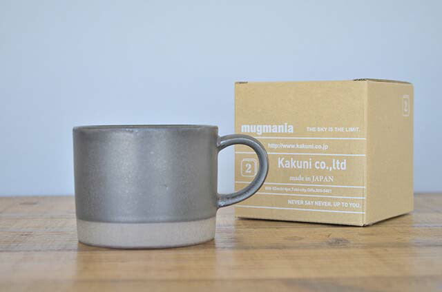 窯変塗分けマグ マグカップ おしゃれ ナチュラル 300ml 大容量 大きめ 土物 渋い マット 北欧 かっこいい 日本製 美濃焼 食器 カフェ シンプル ギフト 箱入り カクニ KAKUNI