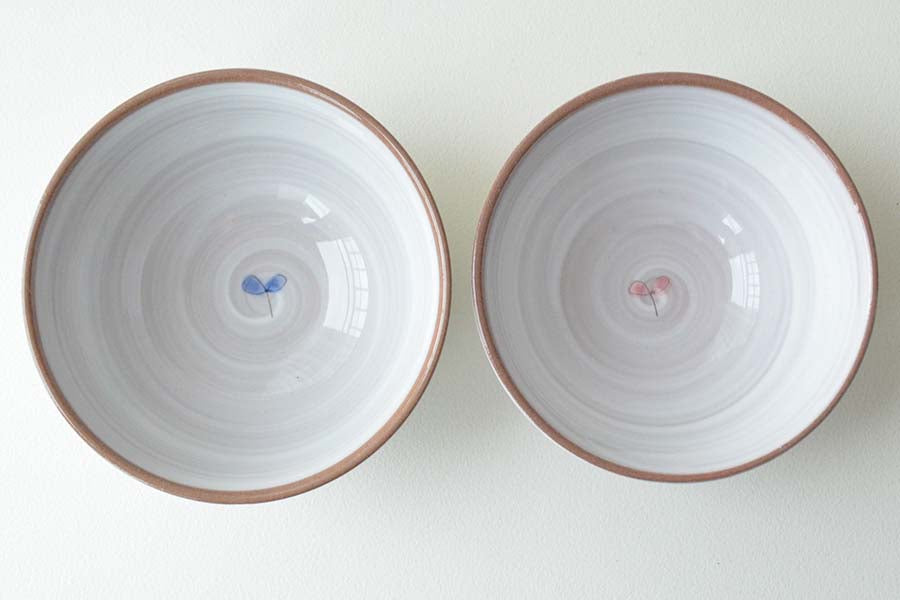 ふたば飯碗 お茶碗 飯碗 ご飯茶碗 おしゃれ シンプル かわいい 日本製 美濃焼 食器 プレゼント 敬老の日 ギフト カクニ 和風 洋風 日本製製 国産 陶器 美濃焼 和食 食器 茶碗 うつわ 皿 お家 おうち ごはん ギフト プレゼント