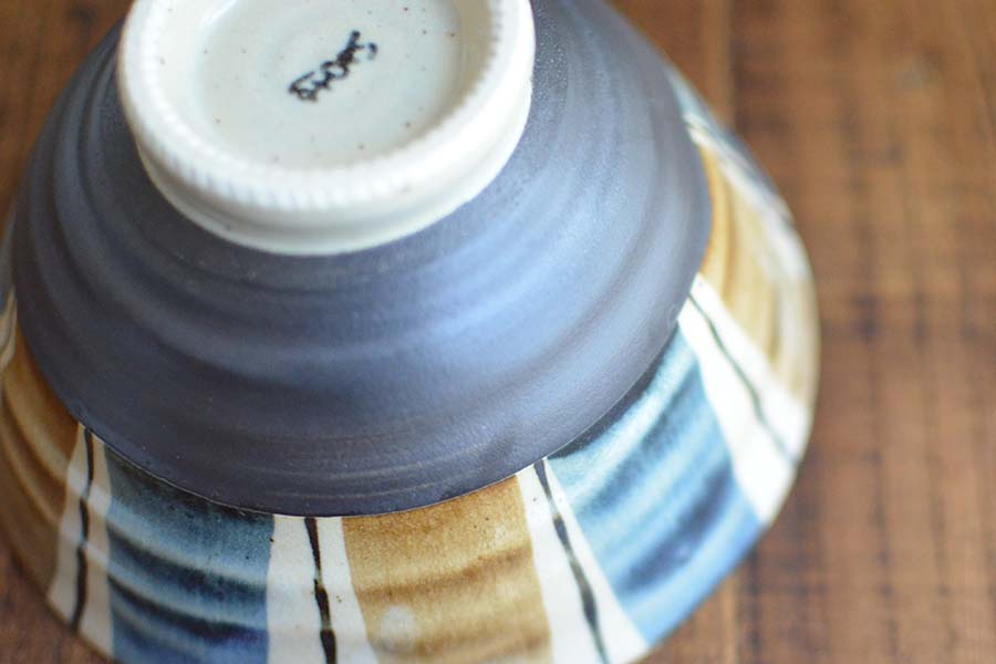 軽い茶漬け碗【飯碗 おしゃれ お茶漬け かっこいい 美濃焼 大きい 陶器 焼き物 プレゼント 箱入り 美濃焼 日本製 カクニ KAKUNI】