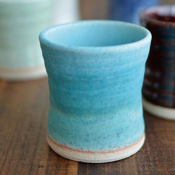 ロックカップ mino craft 焼酎 カップ おしゃれ 日本酒 冷酒 陶器 土物 渋い 日本製 美濃焼 食器 シンプル ギフト 箱入り カクニ KAKUNI ミノクラフト