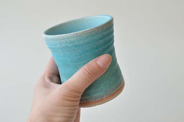 ロックカップ mino craft 焼酎 カップ おしゃれ 日本酒 冷酒 陶器 土物 渋い 日本製 美濃焼 食器 シンプル ギフト 箱入り カクニ KAKUNI ミノクラフト