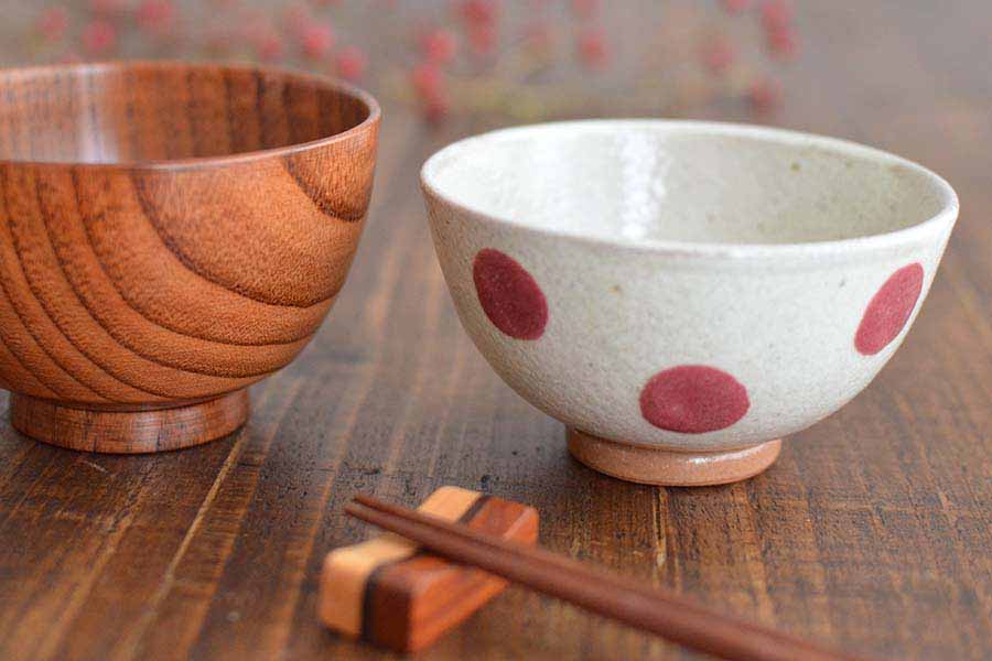 まりもドット 飯碗 ご飯茶碗 お茶碗 ご飯 おしゃれ かっこいい かわいい 美濃焼 大きい 陶器 焼き物 プレゼント 日本製 カクニ KAKUNI
