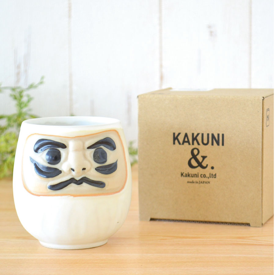 風水だるま湯呑 湯のみ おしゃれ 大きい ギフト おもしろい 風水 縁起物 日本製 美濃焼 和風 長寿祝い 贈り物 夫婦 和食器 還暦祝い 古希 喜寿 米寿 退職 定年 お祝い