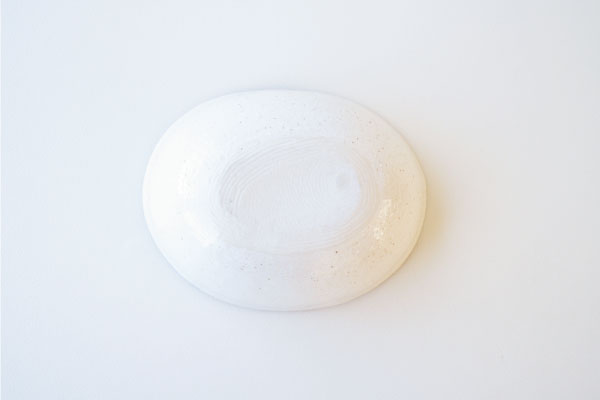 K15073 白唐津 楕円深鉢 鉢 陶器 ボウル スープ 汁物 お椀 おしゃれ 食器 うつわ 和食器 国産 日本製 美濃焼 洋風 ナチュラル 盛り鉢 茶碗 綺麗 ギフト 食洗機使用可 電子レンジ使用可 かわいい シンプル 白い お皿 カフェ風 ランチ