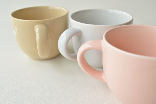 COFFEE OR SOUP? スープマグ スープカップ 陶器 マグカップ おしゃれ 大きめ オシャレ かっこいい 大きい 大容量 持ちやすい 会社用 北欧 シンプル 日本製 美濃焼 食器 食洗機使用可 電子レンジ使用可 プレゼント ギフト