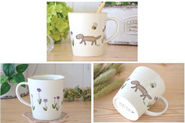 メグモグ マグカップ 可愛い マグ かわいい 子供用 誕生日プレゼント いぬ ねこ うさぎ ギフト 出産祝い 引っ越し祝い 美濃焼 日本製 磁器 食器 食洗機対応 電子レンジ対応 サカキバラメグミ カクニ