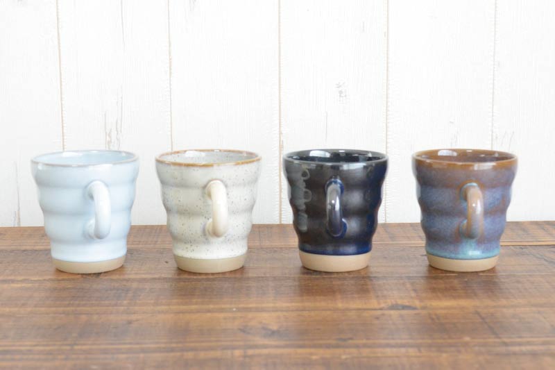 モコマグ マグカップ おしゃれ 小さめ ナチュラル 陶器 かわいい シンプル 国産 陶器 うつわ 器 コーヒーカップ カップ プレゼント 誕生日プレゼント 日本製 美濃焼 均窯 粉引 ナマコ うぐいす