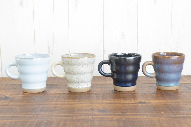 モコマグ マグカップ おしゃれ 小さめ ナチュラル 陶器 かわいい シンプル 国産 陶器 うつわ 器 コーヒーカップ カップ プレゼント 誕生日プレゼント 日本製 美濃焼 均窯 粉引 ナマコ うぐいす