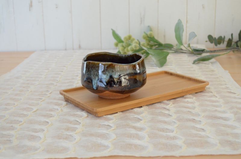 渕波抹茶碗 和食器 おうち うつわ 抹茶 抹茶碗 お茶 カフェ 食器 陶器 茶道 誕生日 ギフト 食器 おしゃれ かわいい かっこいい シンプル 陶器 北欧 和食器 風