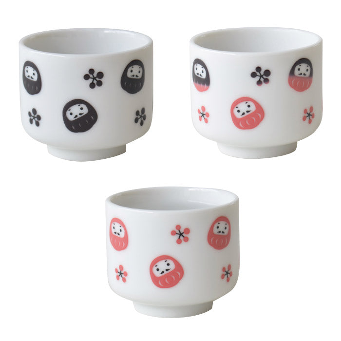 だるま堂 色が変わるだるま温感盃 さかずき 盃 おしゃれ かっこいい 陶器 器 食器 日本製 美濃焼 電子レンジ対応 食洗機対応 酒器 お酒 和風 ギフト プレゼント 贈り物 父の日 敬老の日 誕生日プレゼント カクニ