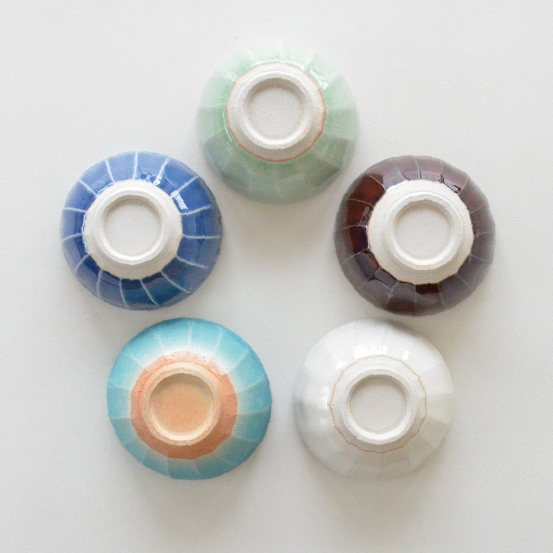 面取り飯碗 お茶碗 ご飯茶碗 おしゃれ かっこいい 美濃焼 陶器 焼き物 美濃焼 日本製 カクニ KAKUNI ミノクラフト