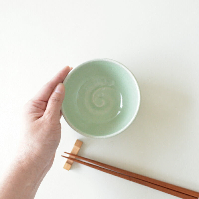 面取り飯碗 お茶碗 ご飯茶碗 おしゃれ かっこいい 美濃焼 陶器 焼き物 美濃焼 日本製 カクニ KAKUNI ミノクラフト