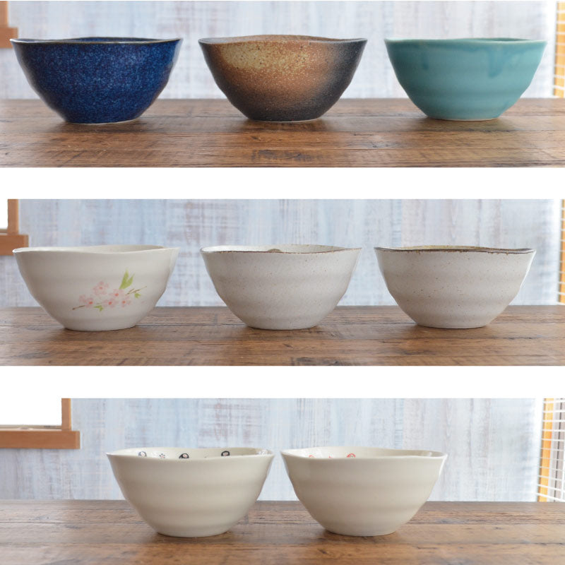小どんぶりどんぶり 小さめのどんぶり おしゃれ シンプル 国産 日本製 美濃焼 食器 陶器 丼もの 小丼 食洗機使用可 電子レンジ使用可 カクニ KAKUNI