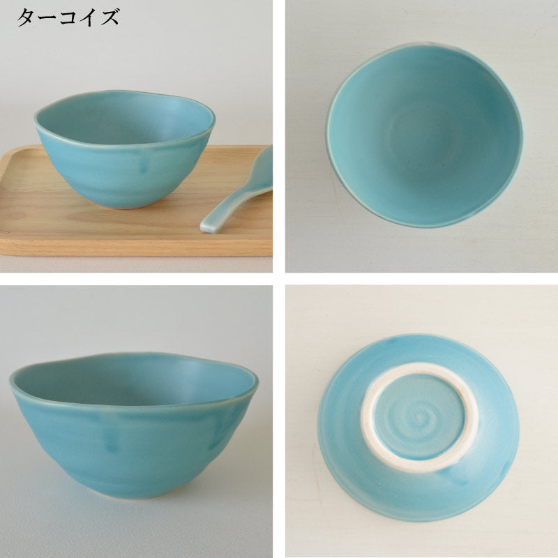 小どんぶりとレンゲのセット どんぶり レンゲ セット おしゃれ かっこいい シンプル 小どんぶり 和食器 丼もの かつ丼 ラーメン鉢 かわいい 陶器 日本製 和風 美濃焼 食器 食洗機使用可 電子レンジ使用可 カクニ 北欧 北欧 軽い