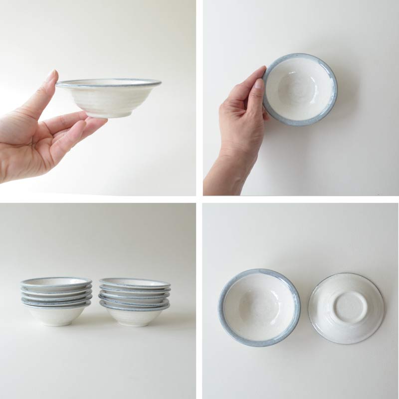 ブルーライン ミニボウル 11cm おしゃれ カフェ シンプル 食器セット 北欧 カフェ食器 カフェ風 テーブルウェア 磁器 美濃焼 モダン シンプル 普段使い プレゼント ギフト