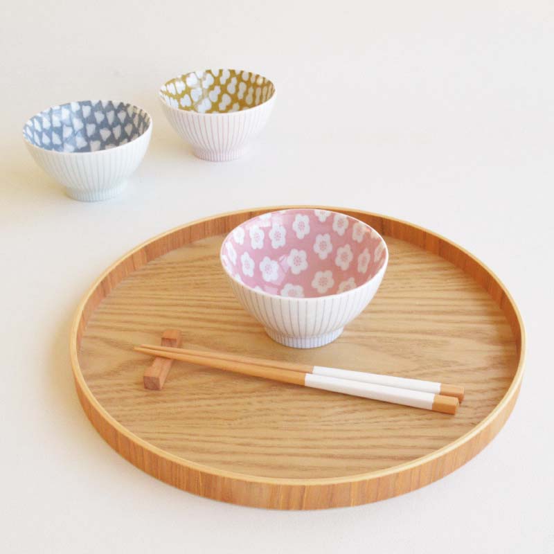 飯碗 桜 千鳥 ひょうたん 飯碗 おしゃれ かわいい 茶碗 ごはん茶碗 食器 ご飯 陶器 和食器 和風 国産 日本製 美濃焼 食洗機使用可 電子レンジ使用可 カクニ