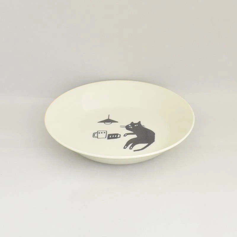 猫の暮らし方 20cm マルチプレート