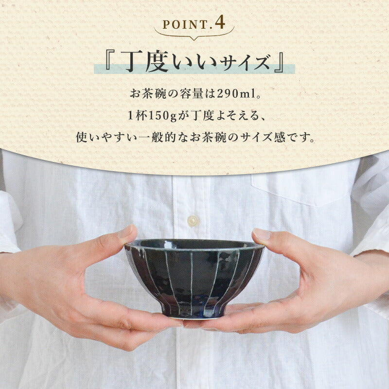 縞一珍飯碗 飯碗 お茶碗 おしゃれ シンプル ご飯茶碗 日本製 美濃焼 食器 白い 模様 食洗機使用可 電子レンジ使用可 子供 小さめ カフェ風 プレゼント ギフト カクニ KAKUNI