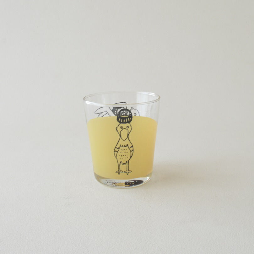 だるまとハシビロコウグラス　 おしゃれ かわいい 300ml POP 人気 プレゼント ギフト 日本製 コップ カップ 子供用 カクニ