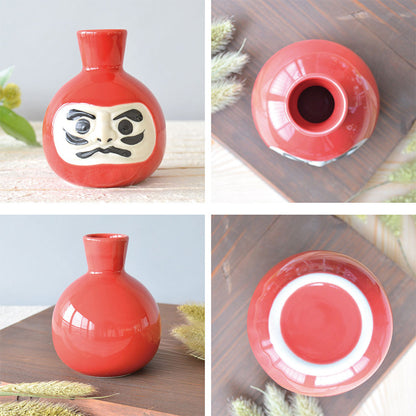 風水だるま酒器セット 徳利1個 盃2個 食器 おしゃれ かわいい かっこいい シンプル 子供 大人 陶器 北欧 和食器 風 美濃焼 ギフト プレゼント
