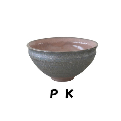 窯変塗分け 平型抹茶碗 370ml 和食器 抹茶碗 抹茶 茶器 茶道具 器 うつわ 陶器 おしゃれ 茶道 お茶会 ギフト 贈り物 プレゼント 美濃焼 kakuni　緑 ピンク トルコ グレー 黒 窯変 かっこいい