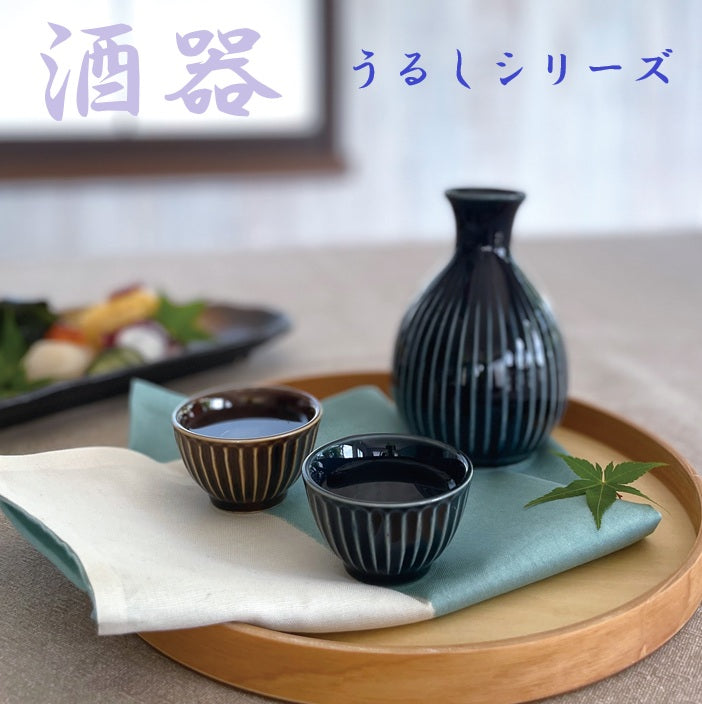 うるし酒器 ２合 徳利 盃  美濃焼 食器 とっくり おしゃれ 可愛い かっこいい スマート シンプル ナチュラル カクニ オリジナル 日本産 インスタ映え 普段使い 酒器 熱かん お酒 和風  ギフト モダン 和 北欧