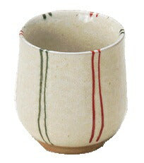 ツートン湯呑（ライン） 美濃焼/和食器/ゆのみ/お茶/緑茶/通販/日本製 食器 おしゃれ かわいい かっこいい シンプル 子供 大人 陶器 北欧 和食器 風 美濃焼 ギフト プレゼント