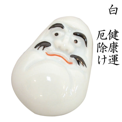 風水だるま箸置き 和風 陶器 おしゃれ だるま おそろい ギフト おもしろい 風水 縁起物 手描き 日本製 美濃焼 陶磁器 食器 レンジ対応 食洗機対応 かわいい カワイイ モダン 敬老の日 カクニ 風水だるま