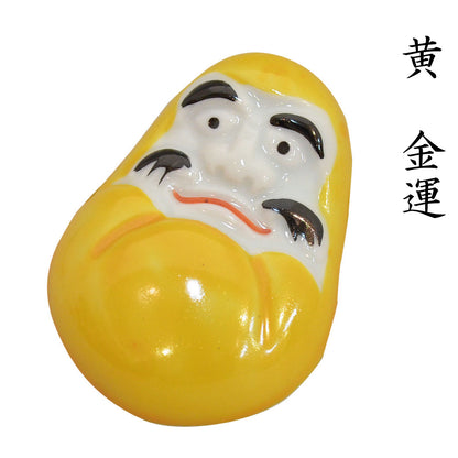 風水だるま箸置き 和風 陶器 おしゃれ だるま おそろい ギフト おもしろい 風水 縁起物 手描き 日本製 美濃焼 陶磁器 食器 レンジ対応 食洗機対応 かわいい カワイイ モダン 敬老の日 カクニ 風水だるま