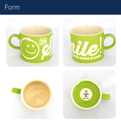39スマイルマグ 330ml マグカップ おしゃれ 大きい スープカップ 北欧 日本製 おしゃれ コーヒー 陶器 ギフト ギフトボックス入り シンプル 洋風 陶器 美濃焼